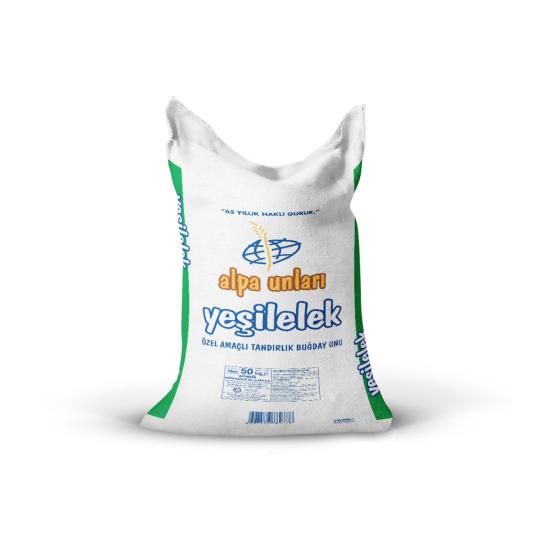 Alpa Tandırlık Yeşil Elek Un 50 Kg.