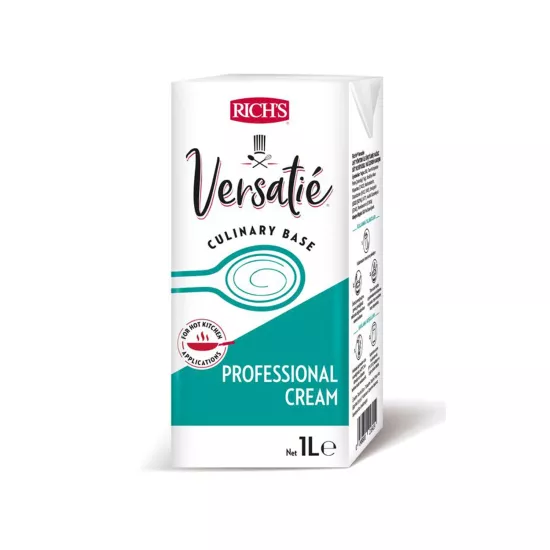 Rich’s Versatie Culinary Base Cream 1 L – Bitkisel Yağlı UHT Profesyonel Krema