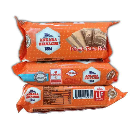 Ankara Helva Kakaolu 80 Gr.*60 Adet (Kolisiyle)