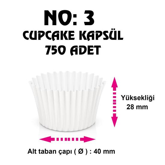 Pasta Kapsülü Yağlı No:3  (750 Adet)