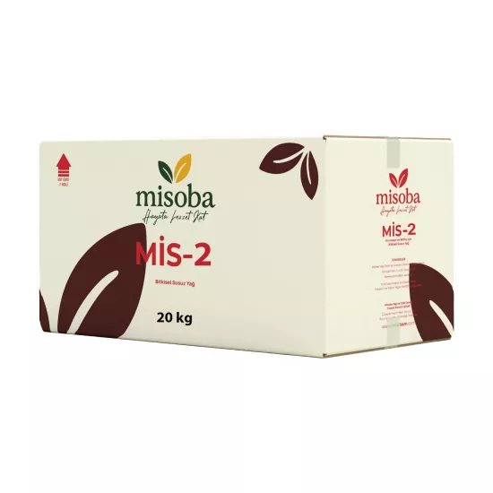 Misoba MIS-2 Bitkisel Susuz Yağ | Milföy, Kruvasan ve Poğaça İçin Profesyonel Margarin