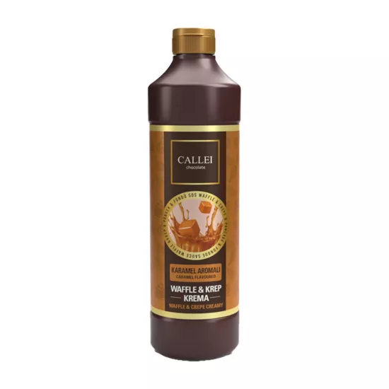 Callei Chocolate Karamel Aromalı Waffle & Krep Krema 1 kg