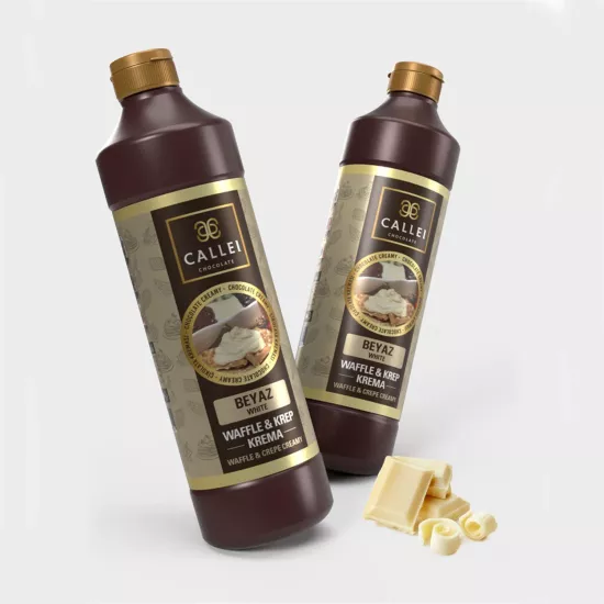 Callei Chocolate Beyaz Waffle & Krep Krema 1 kg