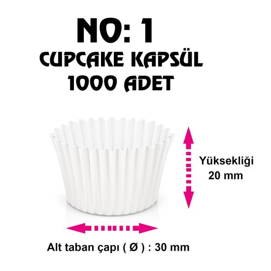 Pasta Kapsülü Yağlı No:1 (1000 Adet)