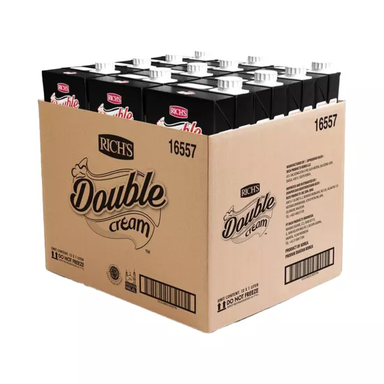 Rich’s Double Cream 1 L x 12 Adet - Bitkisel Yağ Bazlı Pişirme ve Çırpma Kreması
