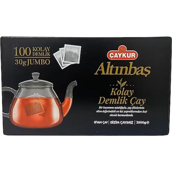 Çaykur EDT Altınbaş Demlik Poşet Çayı 3000 Gr. (100 Adet X 30g)