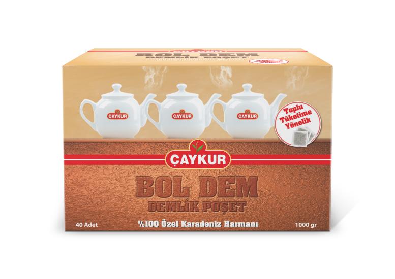 Çaykur EDT Bol Dem Demlik Poşet Çayı 750 Gr. (30 Adet X 25g)