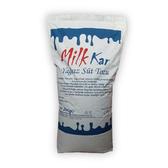 Milk Kar Yağsız Süt Tozu 25 kg.