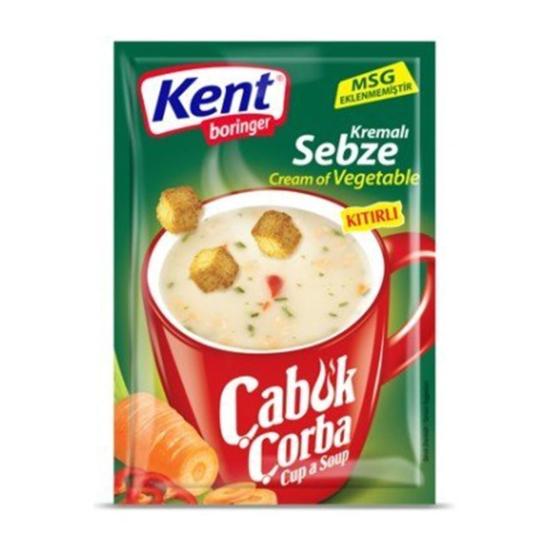 Kent Boringer Kremalı Sebze Çabuk Çorba 18g X 24 Adet