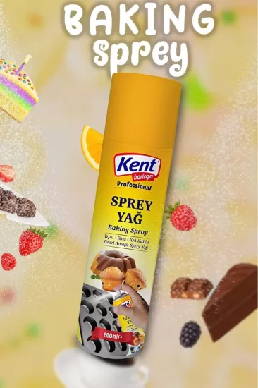 Kent Boringer Sprey Yağ 600 ml X 6 Adet