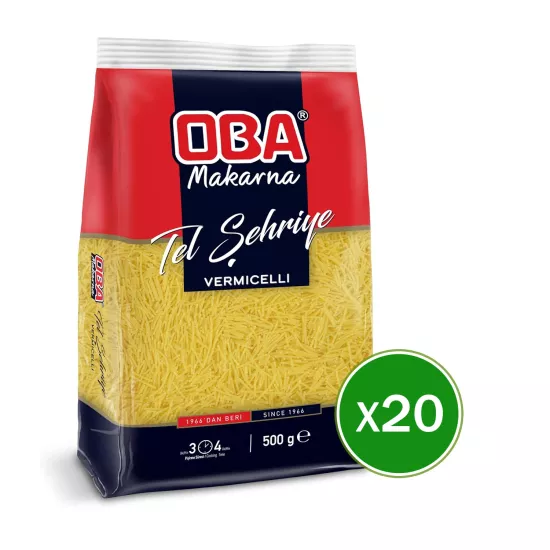 Oba Makarna Tel Şehriye 500g X 20 Adet