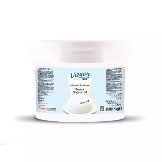 Vizyon Easy Beyaz Soğuk Pasta Jeli 7 Kg