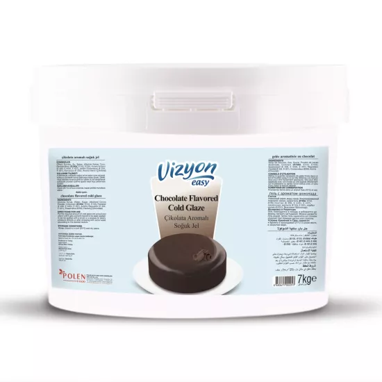 Vizyon Easy Çikolata Aromalı Soğuk Pasta Jeli 7 Kg