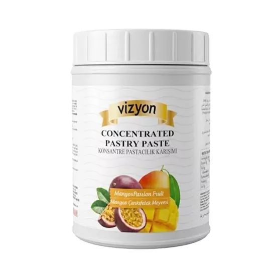 Vizyon Mango & Çarkıfelek Meyveli Konsantre Pastacılık Karışımı 1 Kg