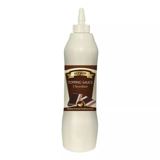 Vizyon Çikolata Aromalı Dondurma Sosu 1 Kg (Topping Sos)
