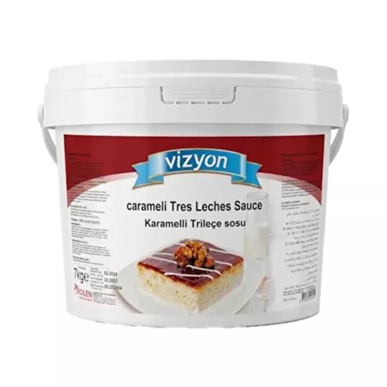 Vizyon Karamelli Trileçe Sosu 7 Kg