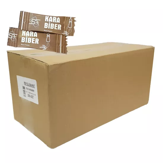 İpekyolu Stick Karabiber 1 g X 2500 Adet Kolisiyle - Tek Kullanımlık Paket