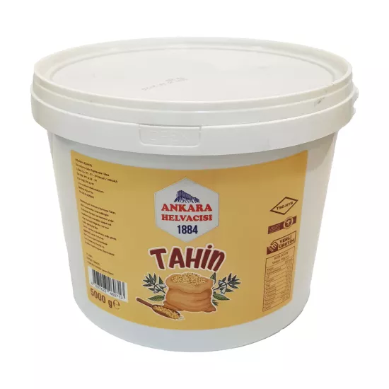 Ankara Helvacısı Tahin 5 kg – %100 Susamdan, Doğal ve Katkısız Tahin