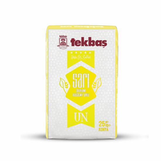 Tekbaş Sarı Durum Buğday Unu 25 KG