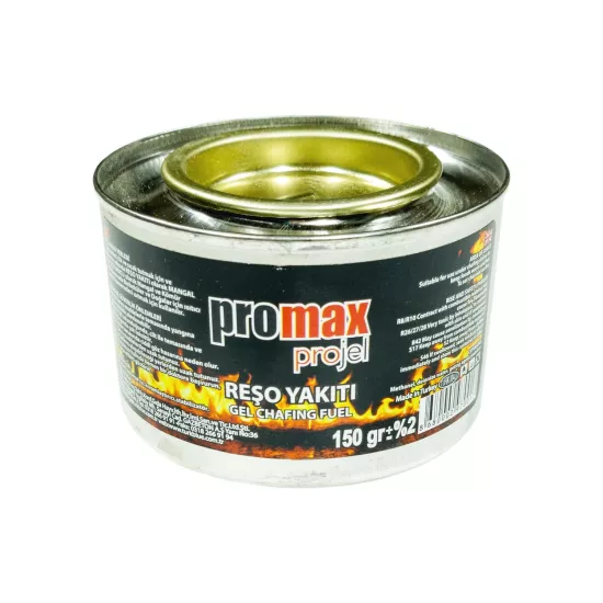 Promax Projel Reşo Jel Yakıtı Teneke Kutu 150 ml x 50 Adet (Kolisiyle)