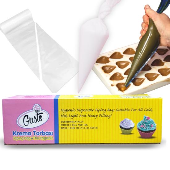 Dr. Gusto Krema - Şanti Sıkma Torbası 72 Adet