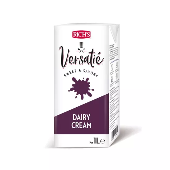 Rich’s Versatie Dairy Cream 1 L – Tatlı ve Tuzlular İçin %35 Yağlı Profesyonel Krema