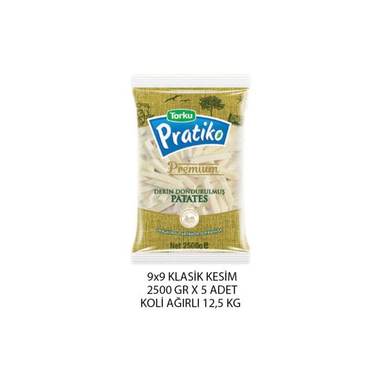 Torku Pratiko Premium Patates 9X9 Klasik 2,5 Kg.*5 Adet