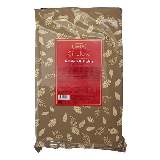Torku Kuvertür Sütlü Çikolata Blok 2,5 Kg. (Ücretsiz Kargo)