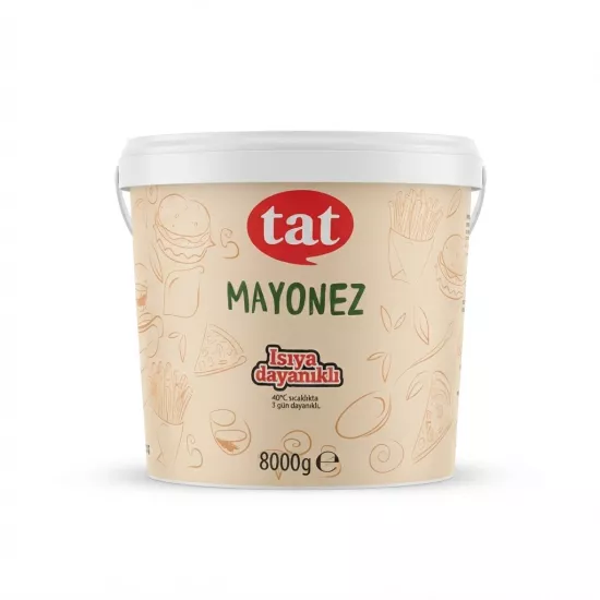 Tat ısıya Dayanıklı Mayonez 8 Kg Kova