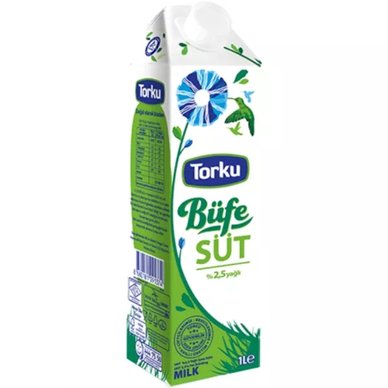Torku Büfe Süt %2,5 Yağlı 1 Lt.*12 Adet