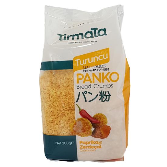 Tirmata Turuncu Panko (Bread Crumbs) Paprika ve Zerdaçal Özütünden  200 gr.