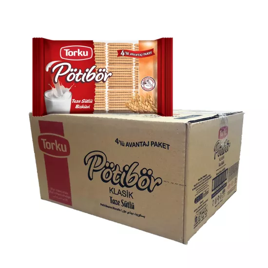 Torku Potibör Taze Sütlü Bisküvi 700 g X 6 Adet (Kolisiyle)