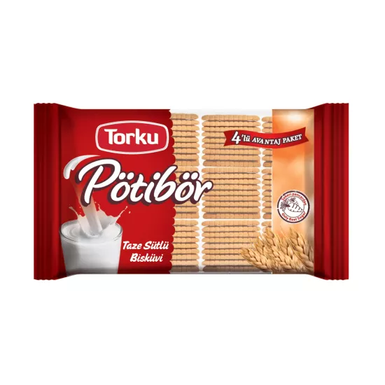 Torku Potibör Taze Sütlü Bisküvi 700 g X 6 Adet (Kolisiyle)
