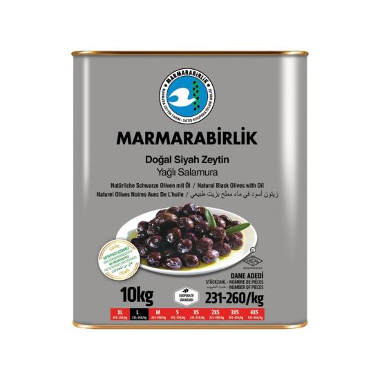 Marmarabirlik Siyah Zeytin Hiper L (231-260) 10 Kg.