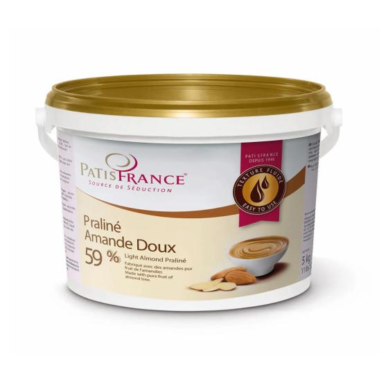 Puratos PatisFrance Praliné Fluide Amande Doux (59%)  5 Kg