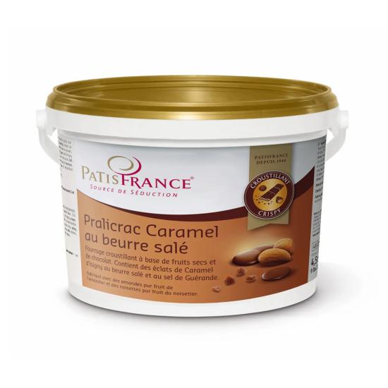 Puratos PatisFrance Pralicrac Caramel au Beurre Salé 4,5 kg