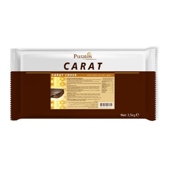 Puratos Carat Cover Sütlü Konfiseri Blok 2,5 Kg