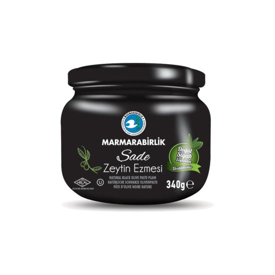 Marmarabirlik Siyah Sade Zeytin Ezmesi 340 Gr.