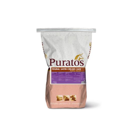 Puratos Tegral Satin Cream Cake Purple Velvet 10 Kg.