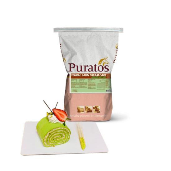 Puratos Tegral Satin Cream Cake Green Velvet 10 Kg.