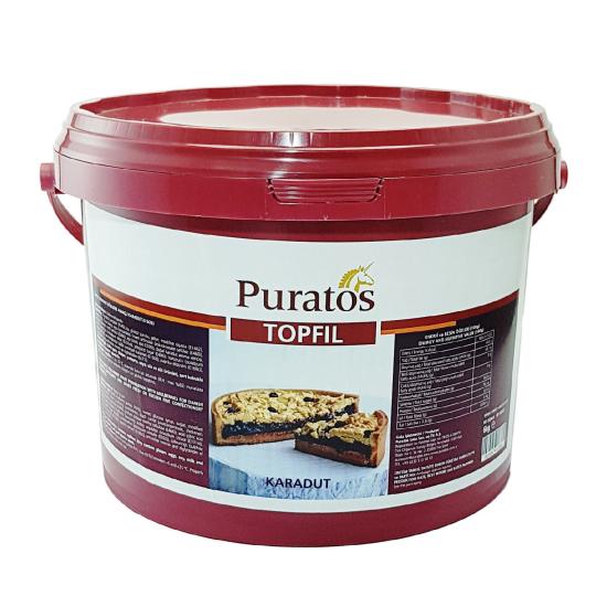 Puratos Topfil Karadut NafNac Süsleme Amaçlı Sos 6 Kg.