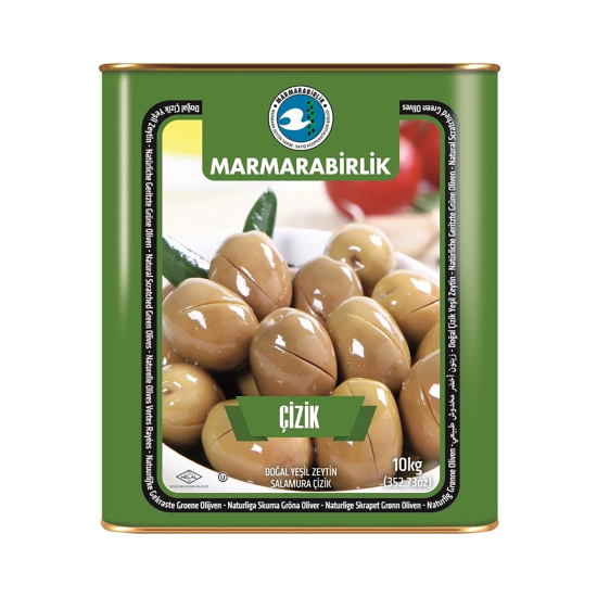 Marmarabirlik Çizik Yeşil Zeytin L (231-260) 10 Kg.