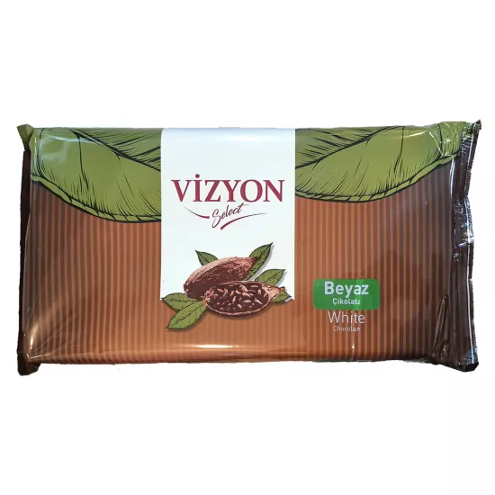 Vizyon Select Kuvertür Blok Beyaz Çikolata 2,5 Kg