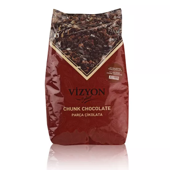 Vizyon Select Parça Çikolata Bitter 4-7 mm 2,5 Kg