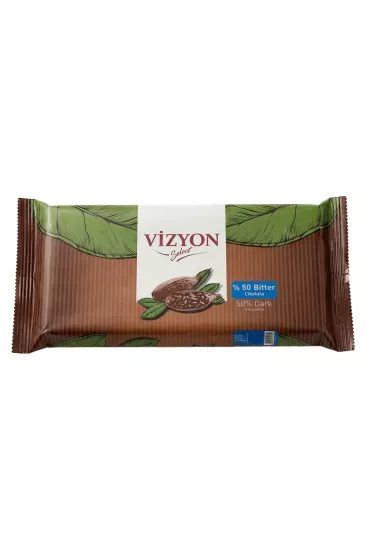 Vizyon Select %50 Bitter Kuvertür Çikolata 2,5 Kg