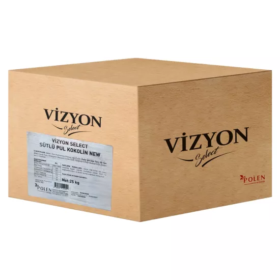 Vizyon Select Sütlü Pul Kokolin Dökme 25 Kg