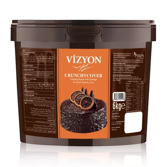 Vizyon Select Crunchycover Portakallı Kaplama Sosu 6 Kg