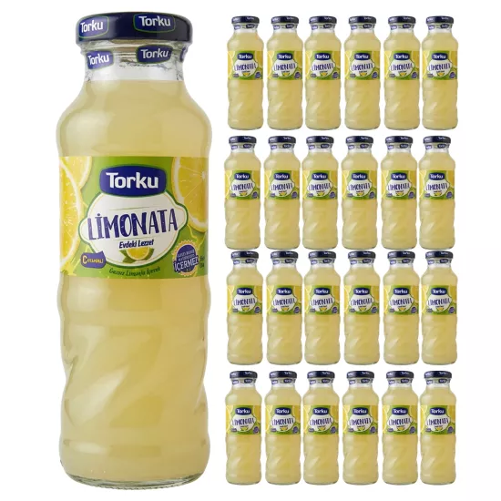 Torku Limonata 250 ml x 24 Adet Cam Şişe