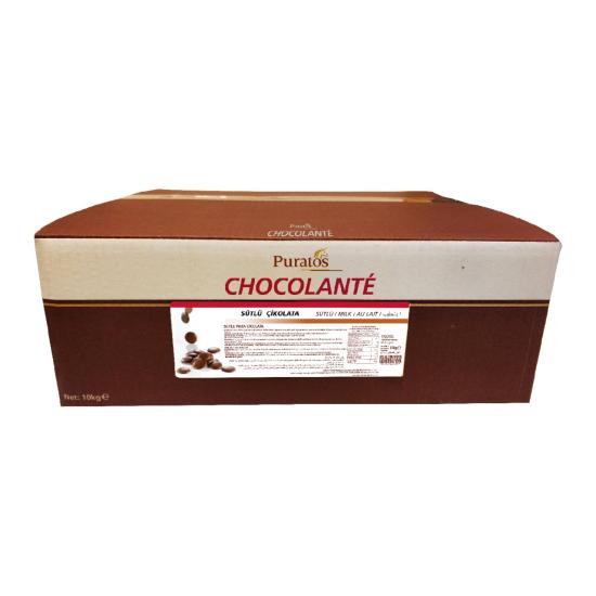 Puratos Chocolante Sütlü Gerçek Çikolata Para 10 Kg.