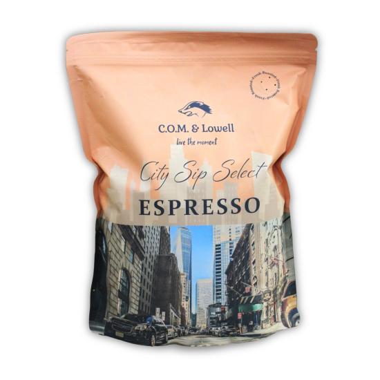 C.O.M. & Lowell Espresso Çekirdek Kahve - City Sip Select 1000 gr.